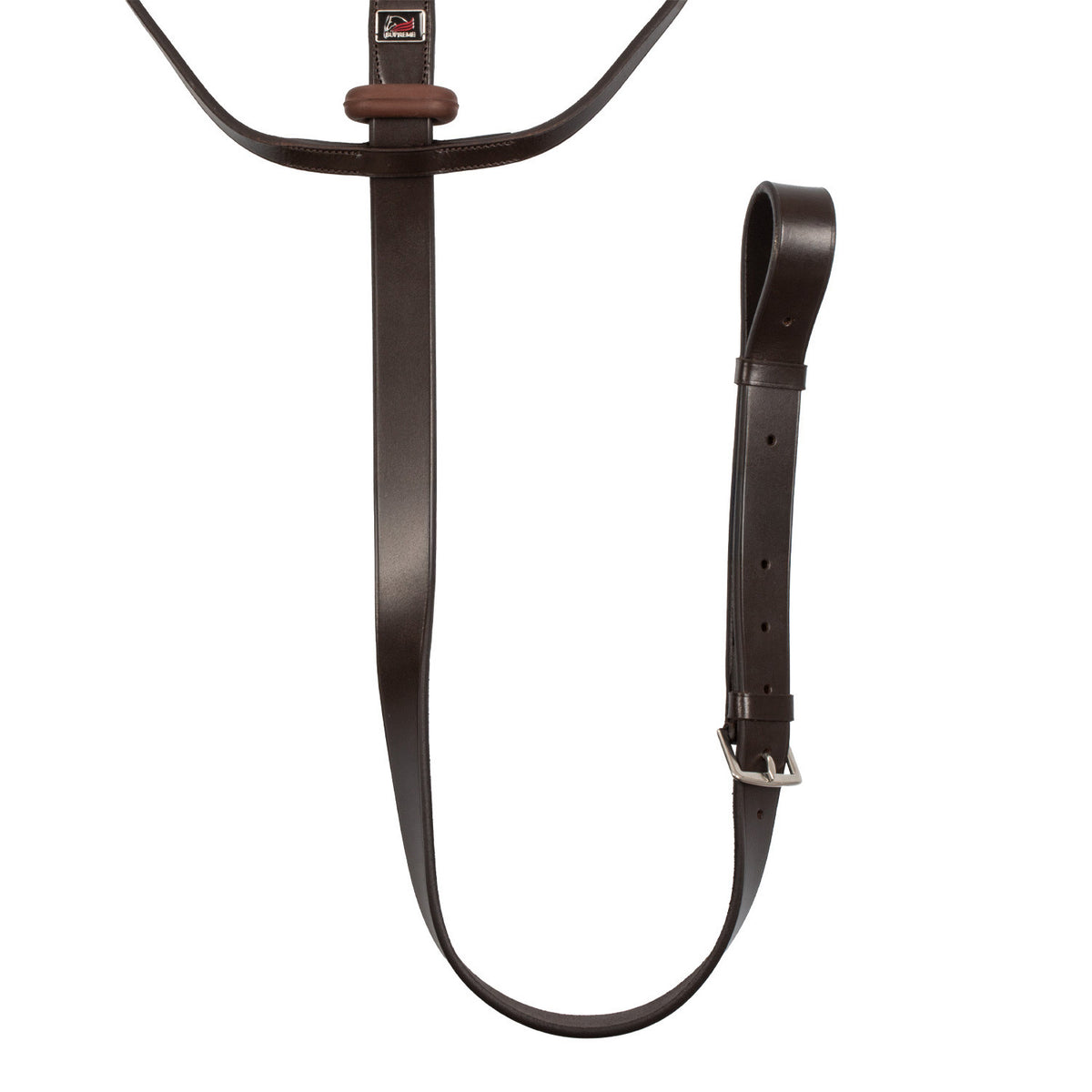 Running martingale with rubber stopper