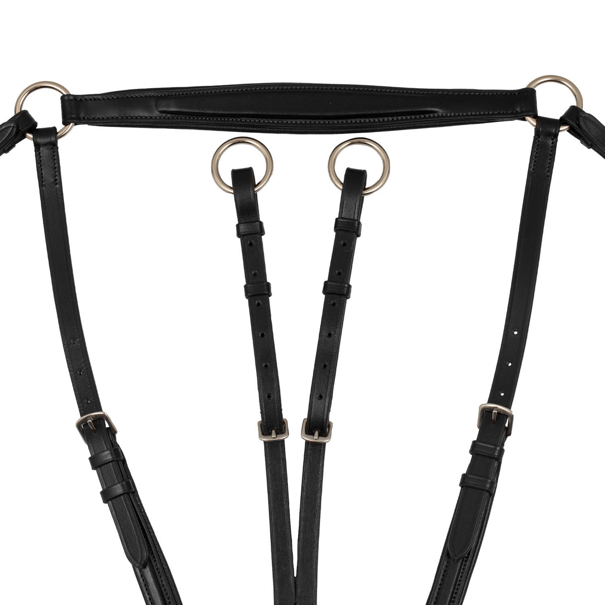 Padded breastplate with removable martingale