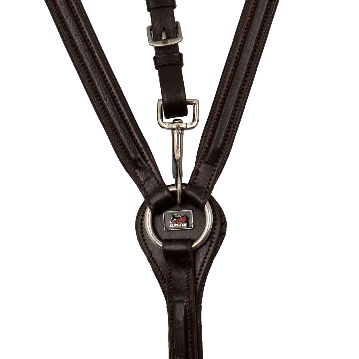 Padded breastplate with removable martingale