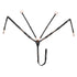 BREASTPLATE WITH TREAD DETAILS LEATHER FORK.
