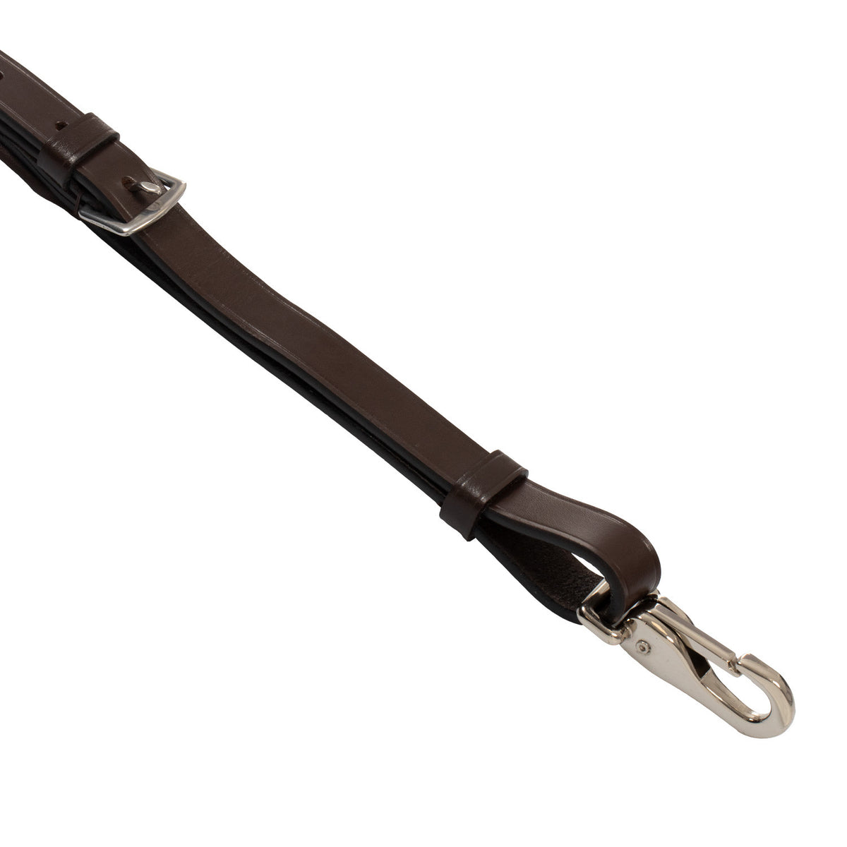 Anatomical leather hunting breastplate with removable martingale