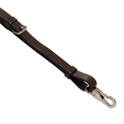 Anatomical leather hunting breastplate with removable martingale