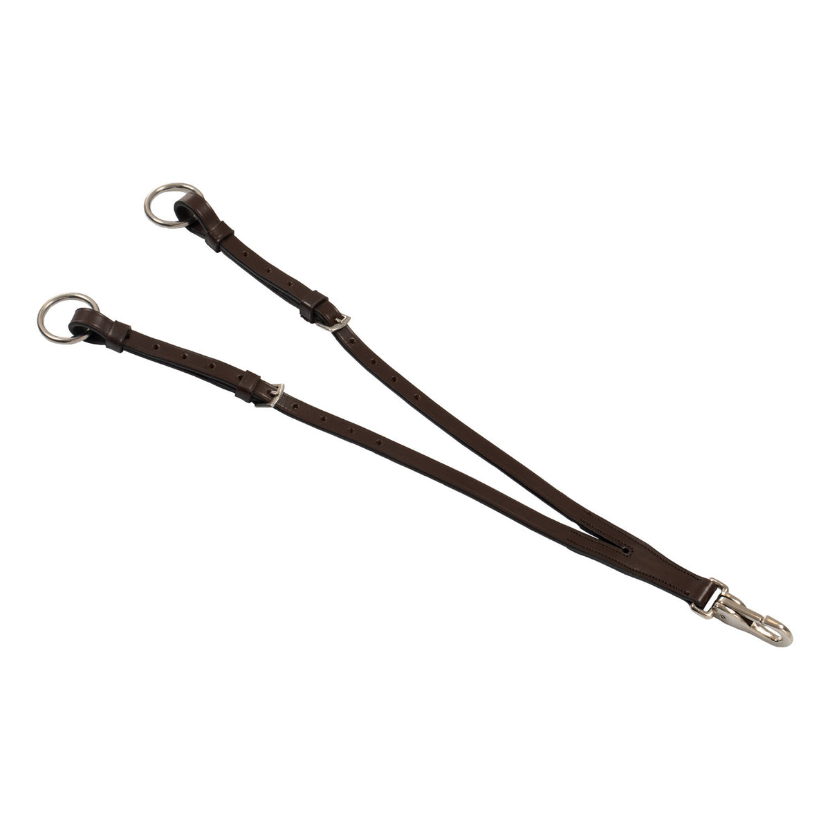 Anatomical leather hunting breastplate with removable martingale