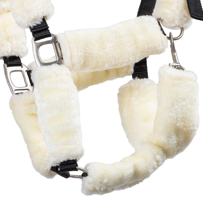 NYLON HALTER WITH SYNTHETIC WOOL LINING