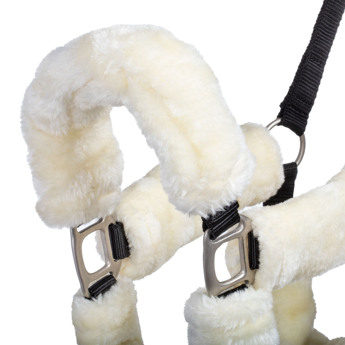 NYLON HALTER WITH SYNTHETIC WOOL LINING