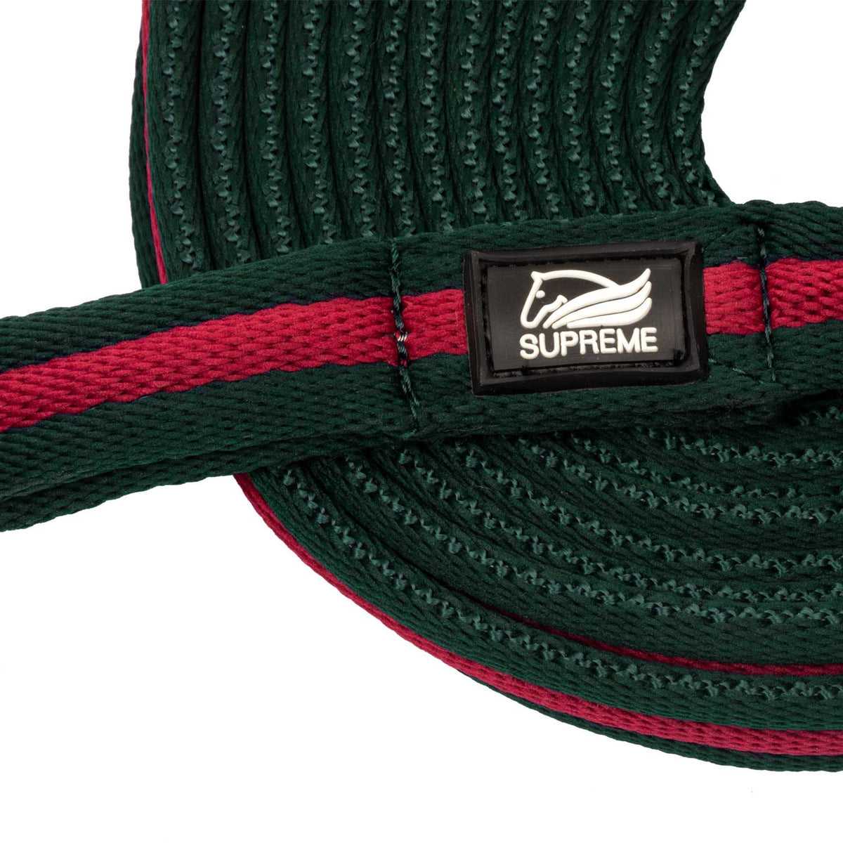 PADDED NYLON LUNGE REIN WITH  ATTACHMENT TO HALTER
