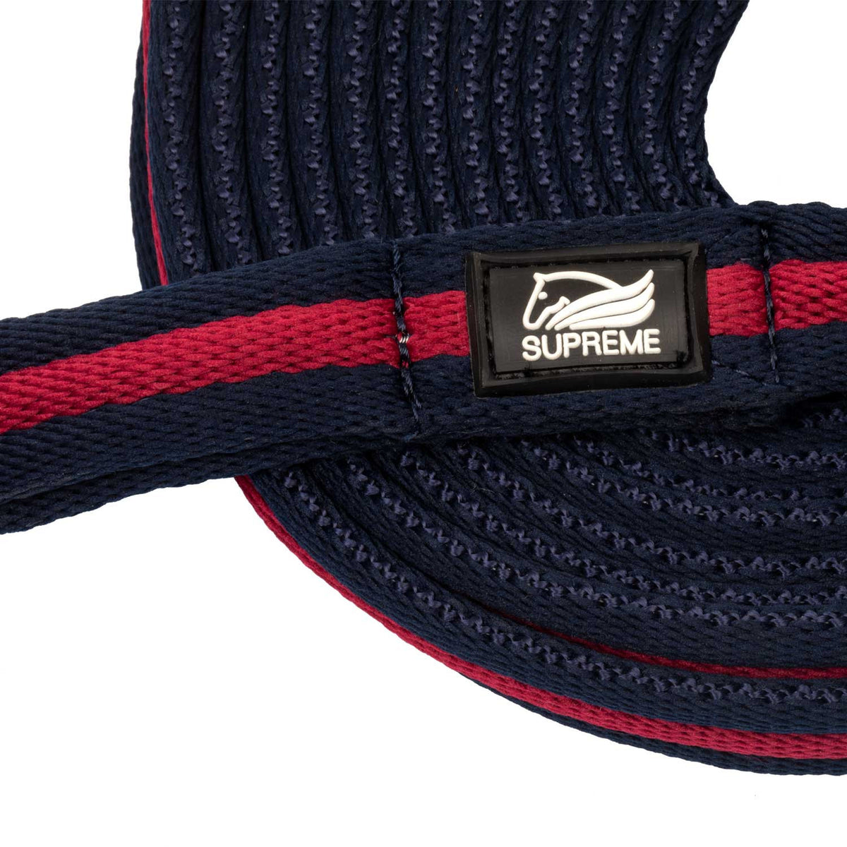PADDED NYLON LUNGE REIN WITH  ATTACHMENT TO HALTER