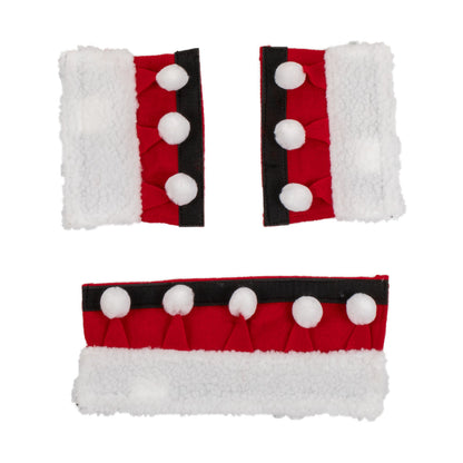 CHRISTMAS COLLECTION SET OF HALTER CHEEKS + NOSEBAND COVER