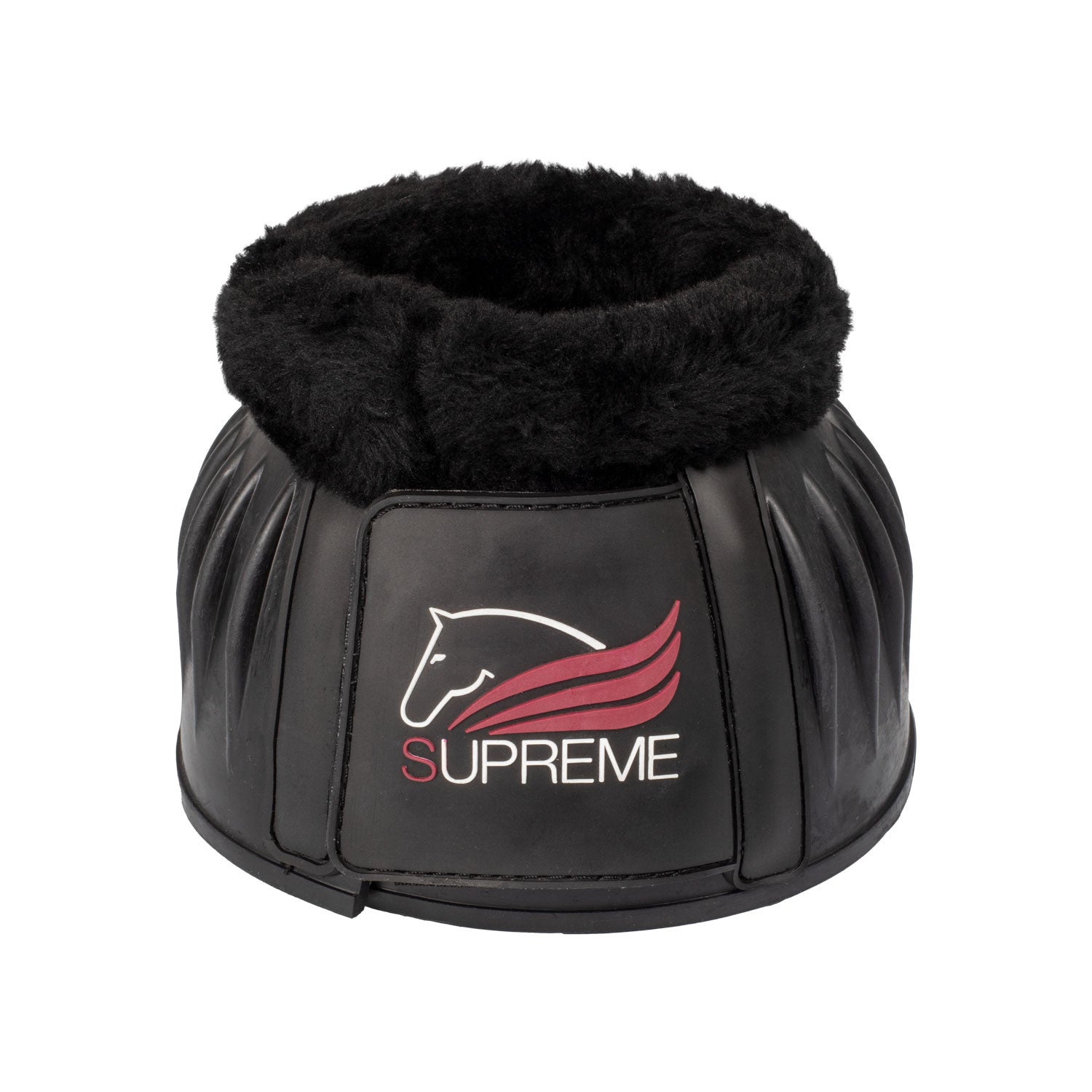 RUBBER BELL BOOTS WITH SYNTHETIC FUR.