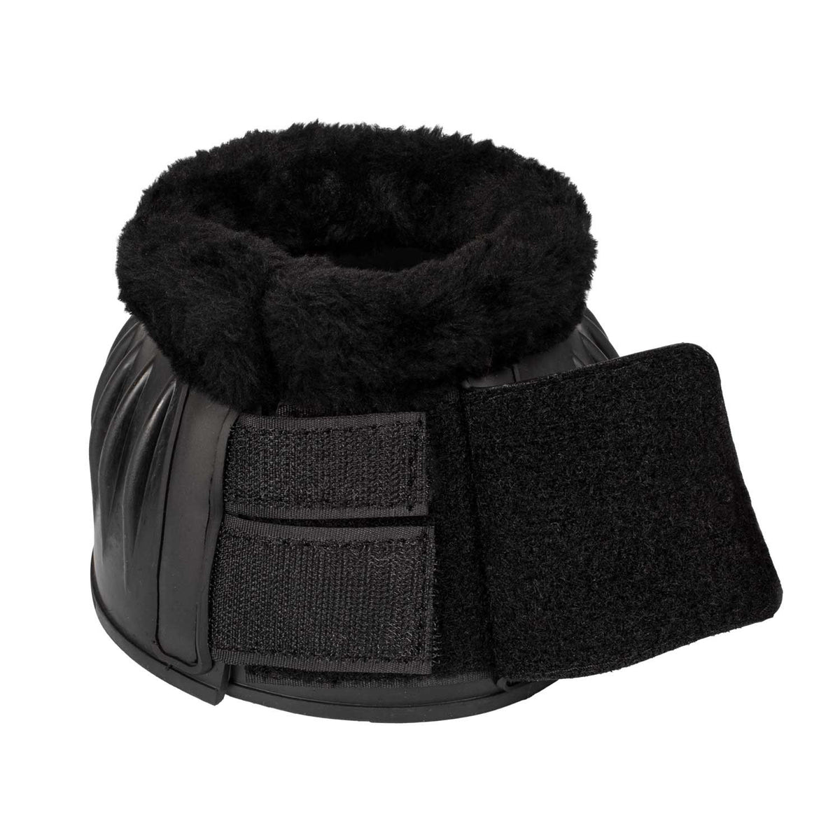 RUBBER BELL BOOTS WITH SYNTHETIC FUR