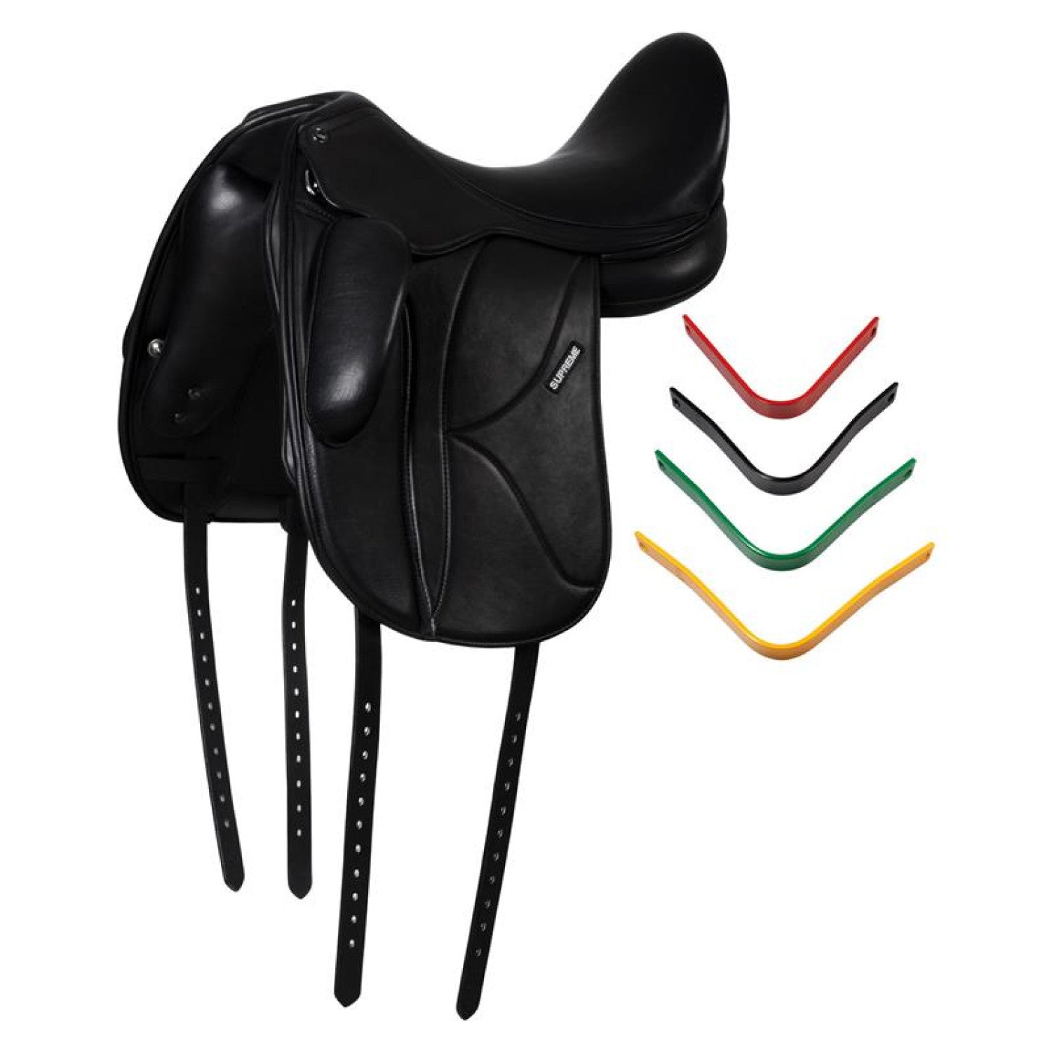 RICHMOND DRESSAGE SADDLE INTERCHANGEABLE GULLET (INCLUDES 4 GULLET).