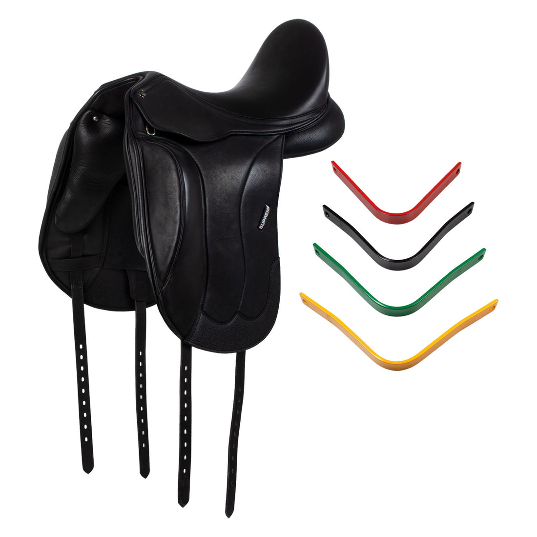 New Orleans Dressage Saddle (4 gullets included).