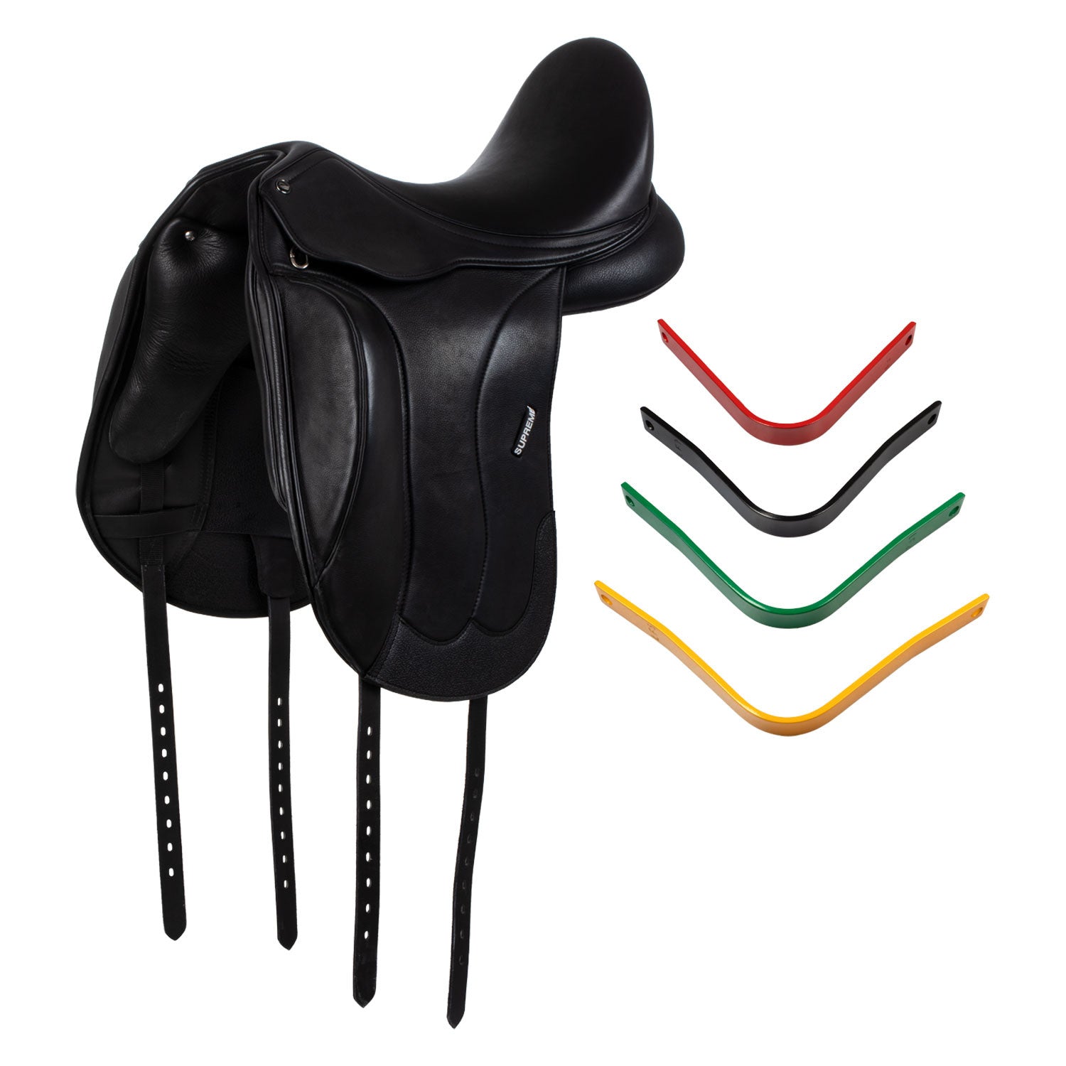 New Orleans Dressage Saddle (4 gullets included).