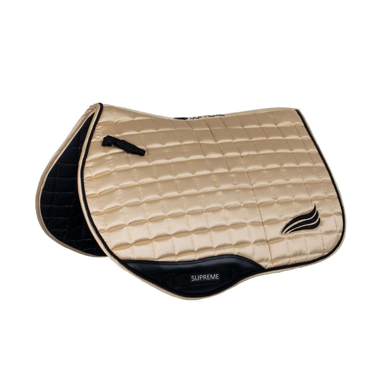 Satin jumping saddle pad.