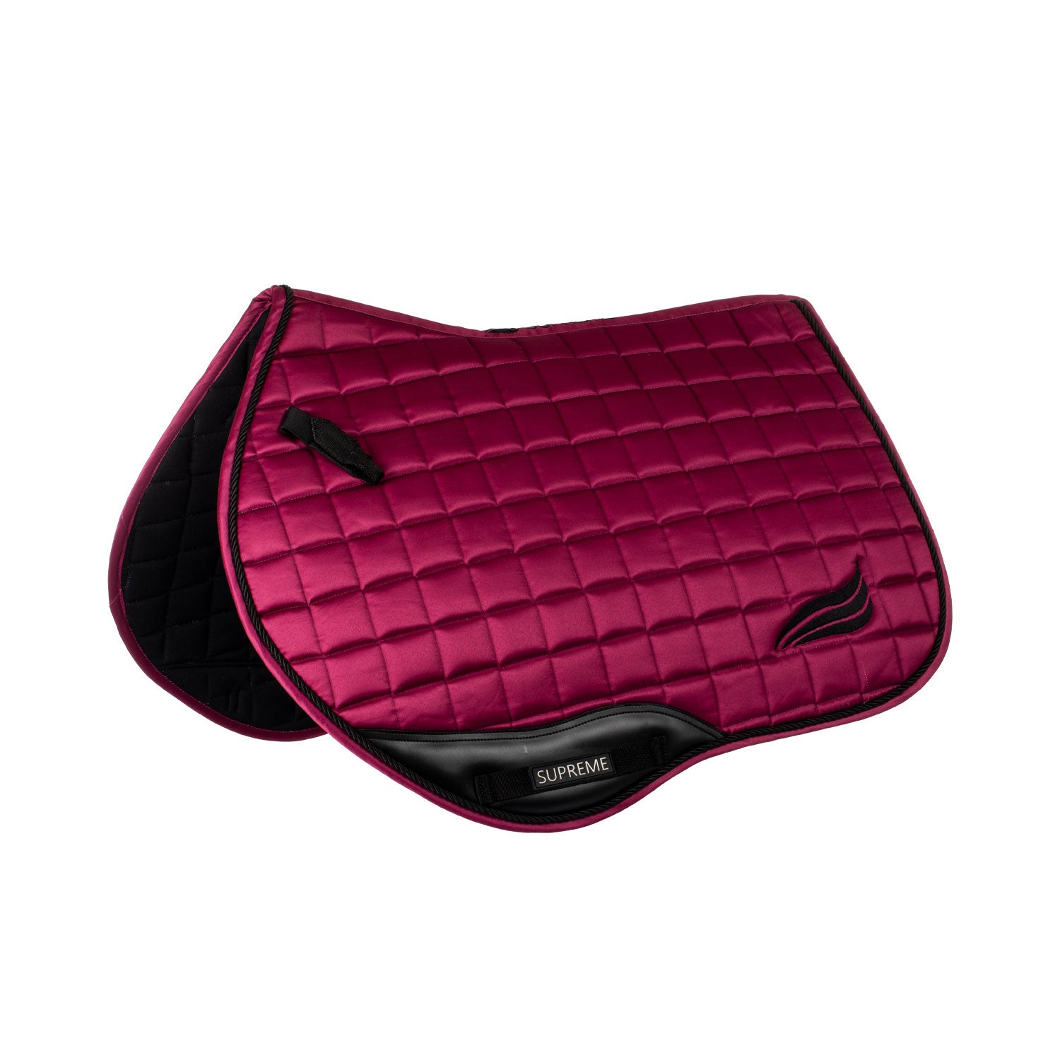 Satin jumping saddle pad.