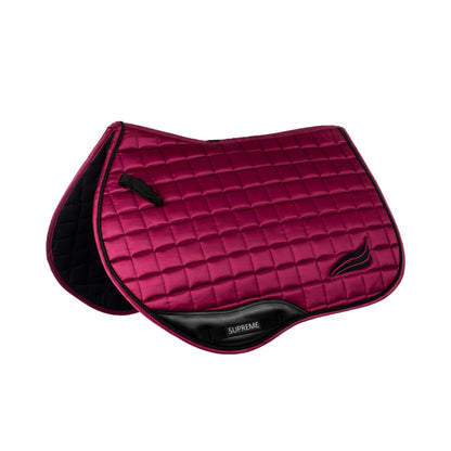 Satin jumping saddle pad.