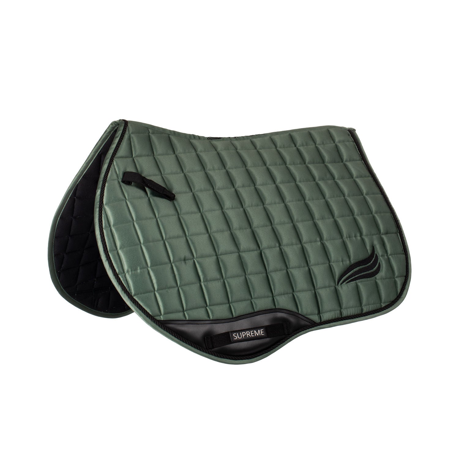 Satin jumping saddle pad.