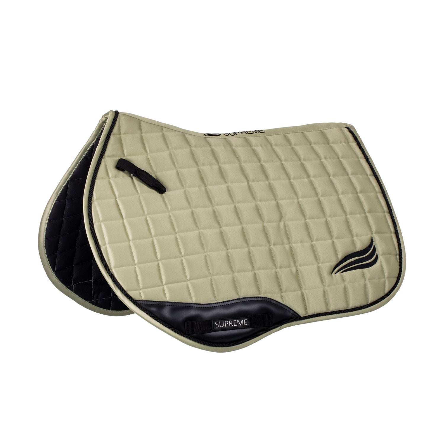 Satin jumping saddle pad.