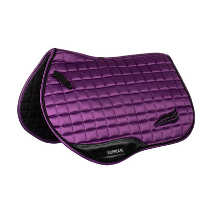 Satin jumping saddle pad.