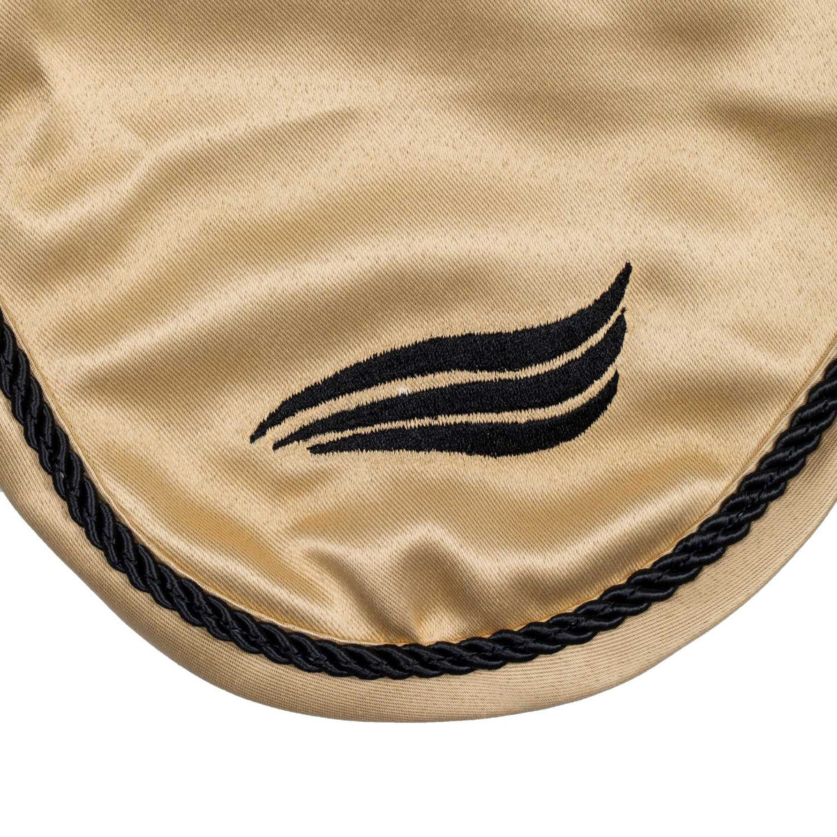 Satin fly veil with elastic ears