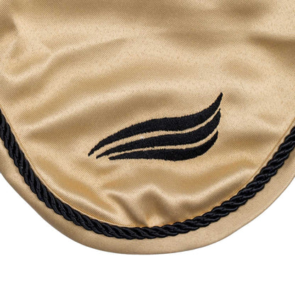 Satin fly veil with elastic ears