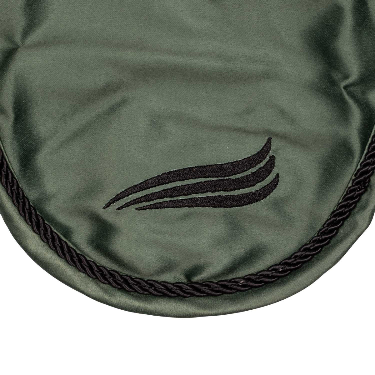 Satin fly veil with elastic ears