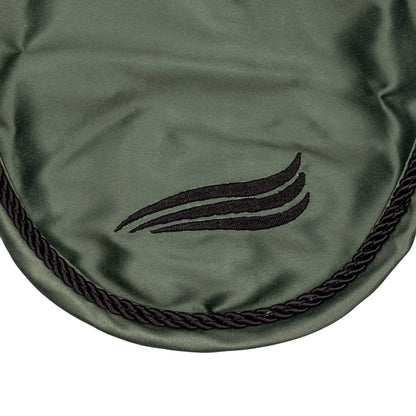 Satin fly veil with elastic ears