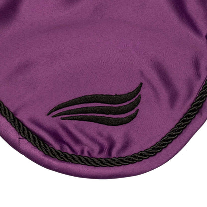 Satin fly veil with elastic ears