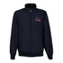 Unisex bomber in technical fabric with fleece lining.