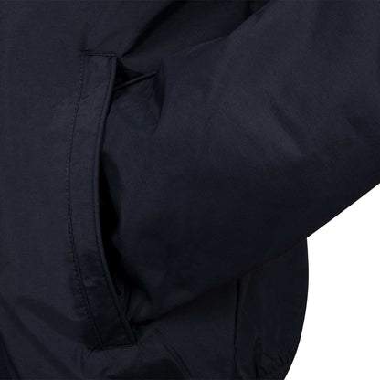 Unisex bomber in technical fabric with fleece lining