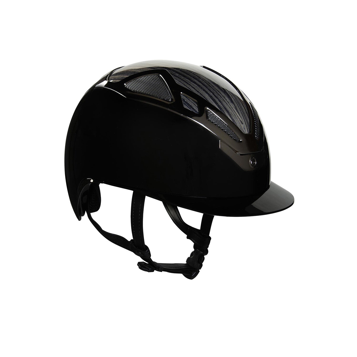 APEX WOOD HELMET BLACK GLOSSY.