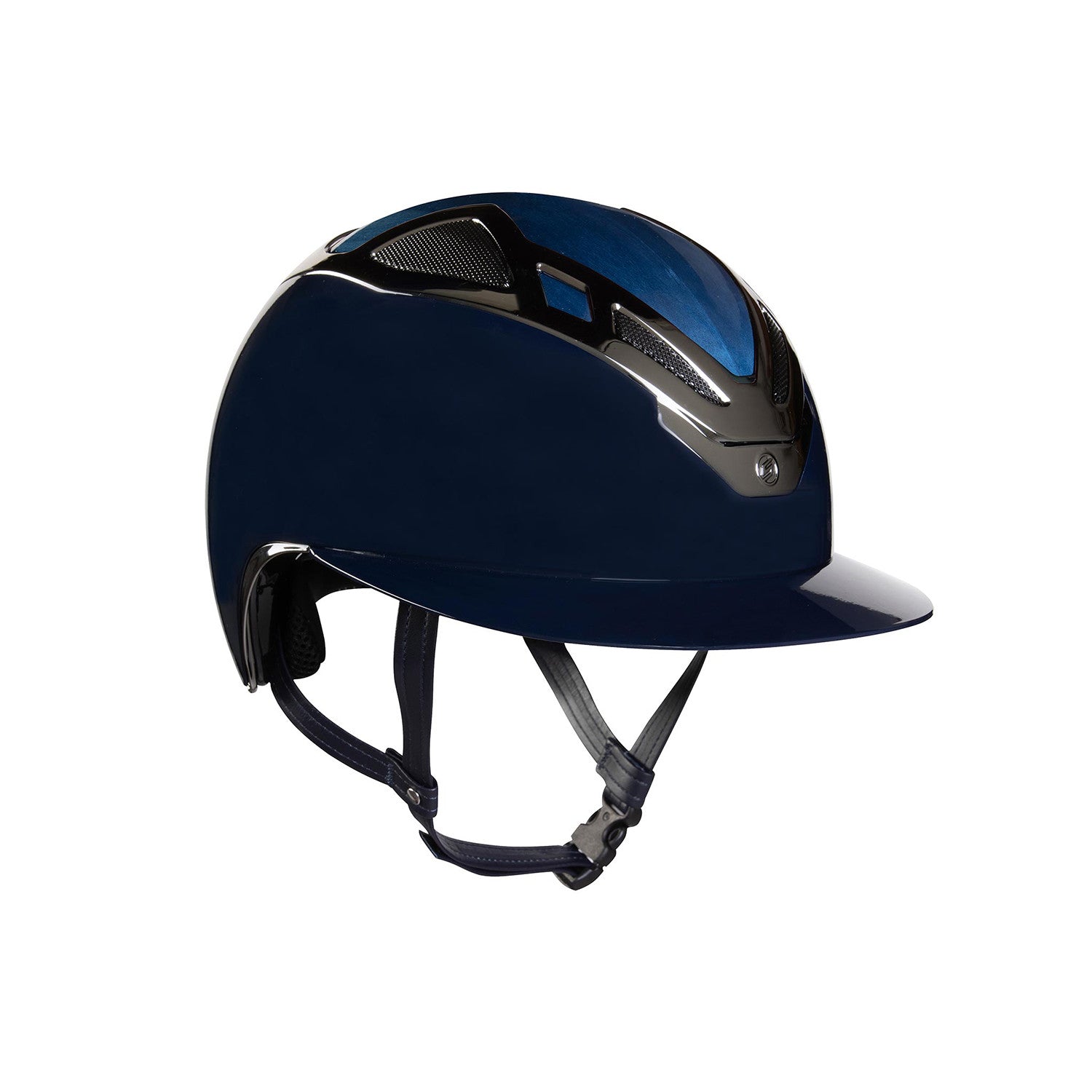APEX WOOD LADY HELMET BLU NAVY GLOSSY.