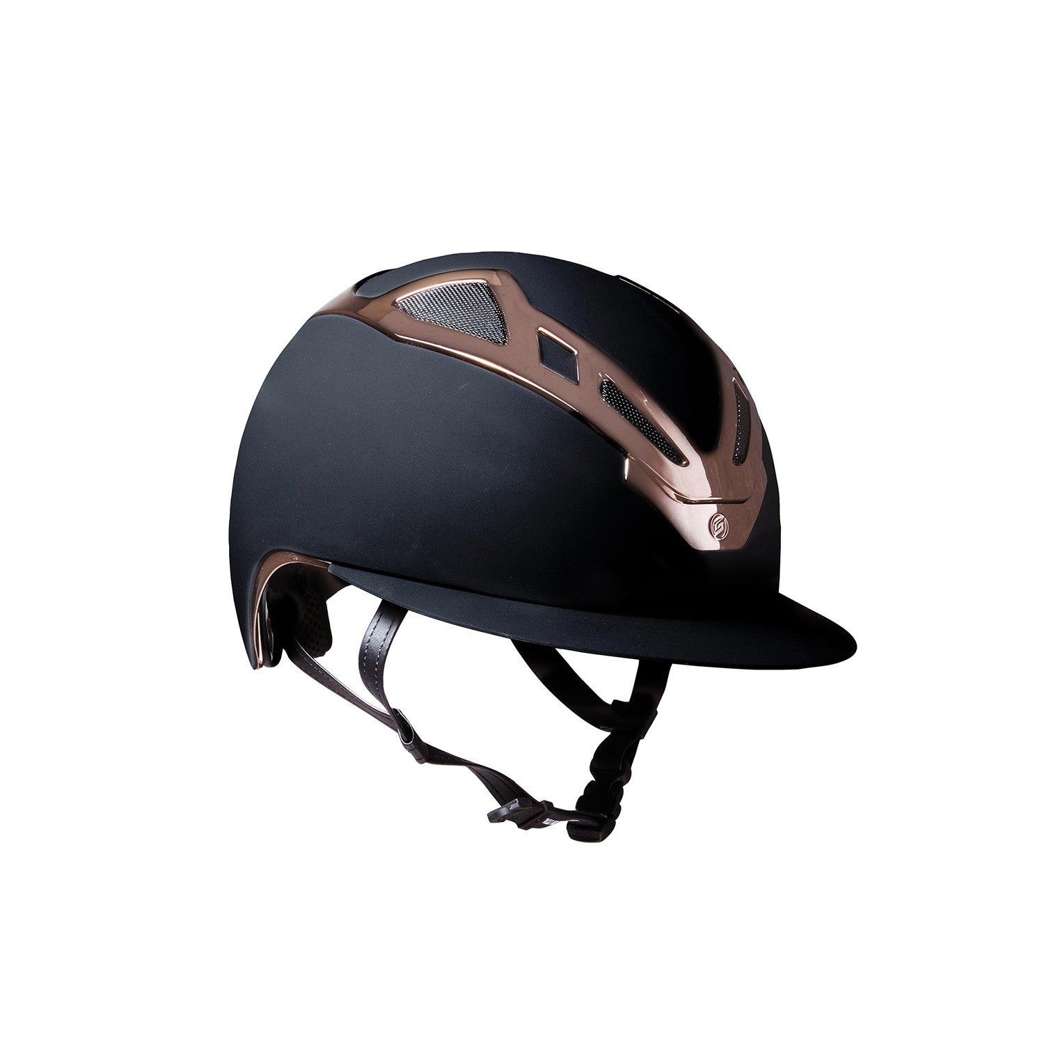 APEX CHR HELMET BLK MATT/ROSE GOLD LADY.