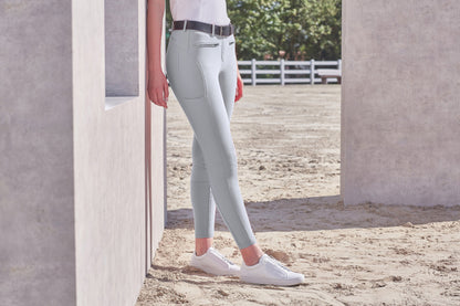 Pikeur Tessa Full Grip Ladies Breeches 141906 - SALE Light Grey