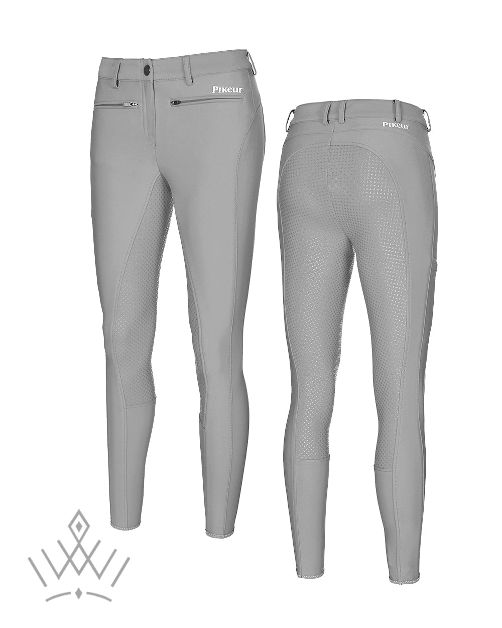 Pikeur Tessa Full Grip Ladies Breeches 141906 - SALE Light Grey