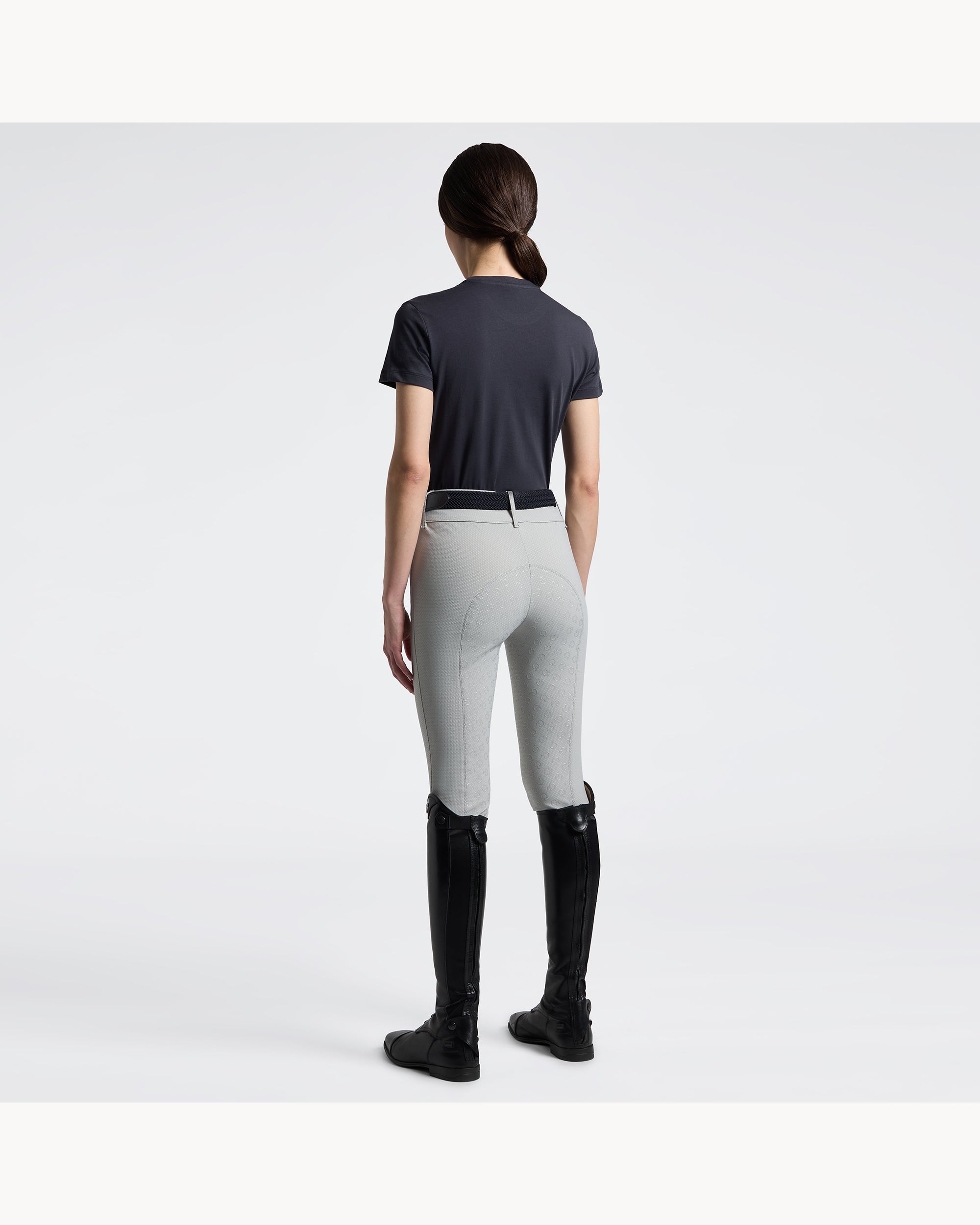 Cavalleria Toscana CT Ladies Floral Embroidery T-Shirt