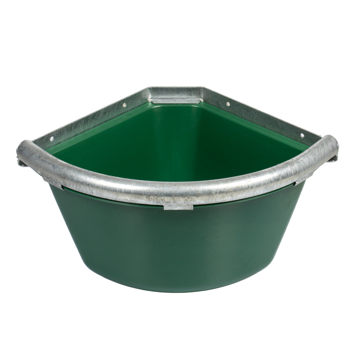 CORNER FEEDER WITH GALVANIZED EDGE
