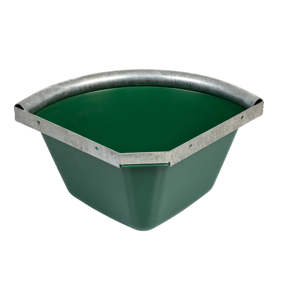 CORNER FEEDER WITH GALVANIZED EDGE