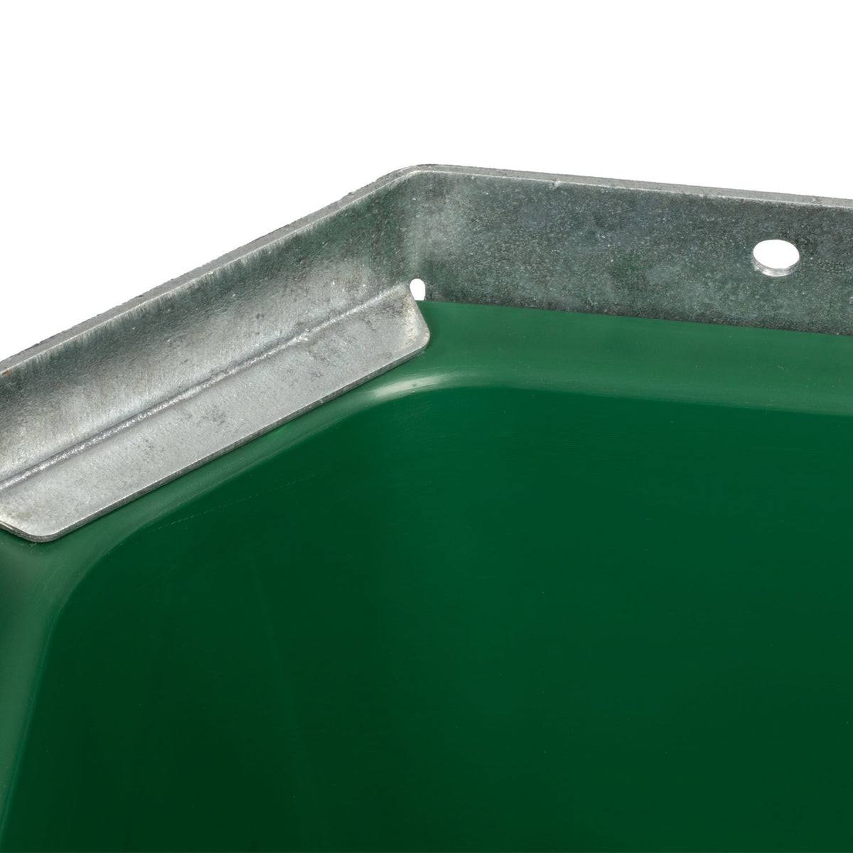 CORNER FEEDER WITH GALVANIZED EDGE