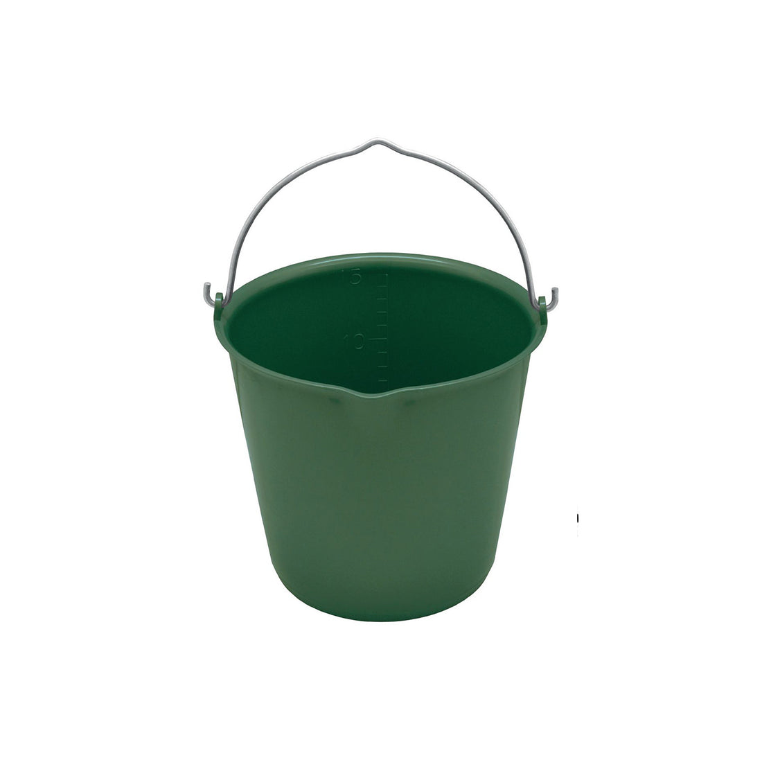FLEX PLASTIC BUCKET WITH METAL HANDLE CAPACITY 15 LT.