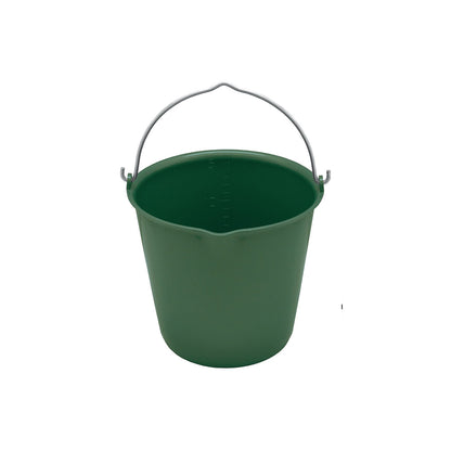 FLEX PLASTIC BUCKET WITH METAL HANDLE CAPACITY 15 LT.