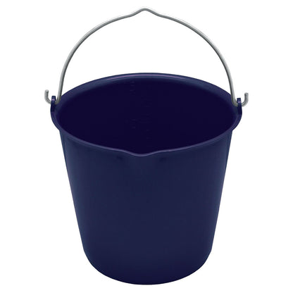 FLEX PLASTIC BUCKET WITH METAL HANDLE CAPACITY 15 LT.