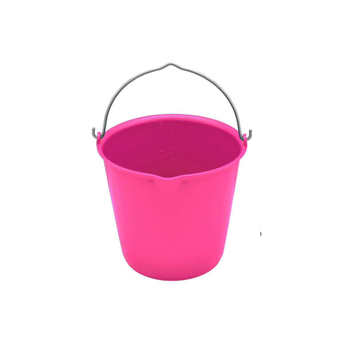 FLEX PLASTIC BUCKET WITH METAL HANDLE CAPACITY 15 LT