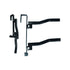 PORTABLE SADDLE RACK WITH FOLDABLE TWO HOOKS.