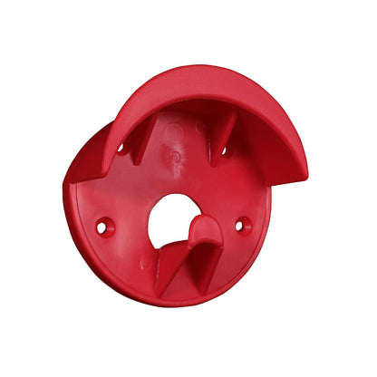 PLASTIC BRIDLE HANGER  RED OR  BLACK.