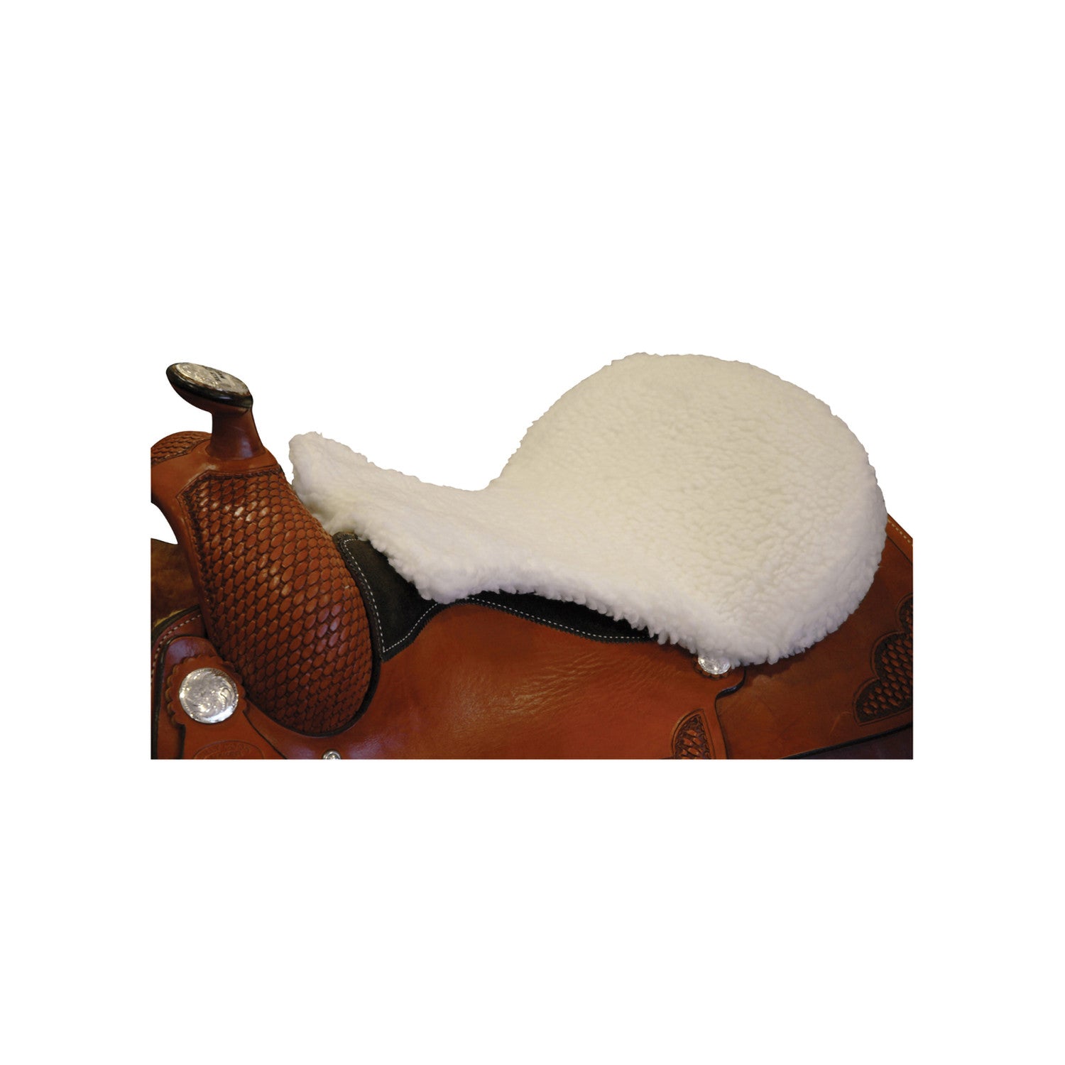 WESTERN SADDLE SYNTHETIC SEAT COVER.