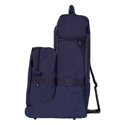Riding boots and cap bag with rubber reinforcement
