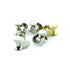 SET OF 10 MIXED CHICAGO SCREWS.