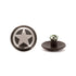 SHORT CONCHO WITH SCREW STAR DESIGN.