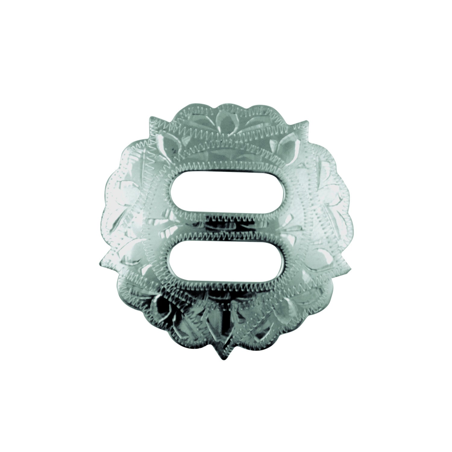 CONCHO ENGRAVED DESIGN.